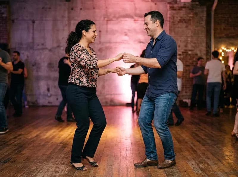 Um par a dançar Bachata